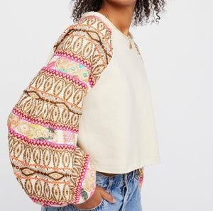 NWT Free People Gone Global Sweatshirt